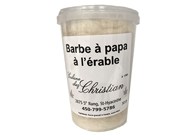 Barbe à papa à l’érable Montérégie